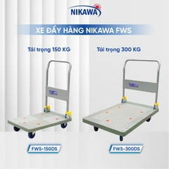Xe đẩy hàng Nikawa FWS-150DS sàn nhựa (150kg)