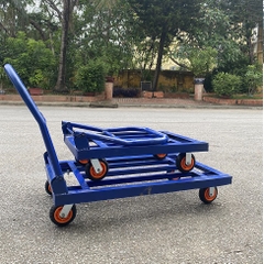 Xe kéo hàng 4 bánh khung xương thép 300-350kg