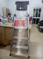 Thang nhôm ghế 4 bậc Hakachi HL-04