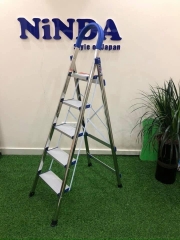 Thang ghế inox 4 bậc NiNDA NDI-04 (SS-44)