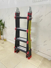 Thang nhôm gấp (rút lồng) đa năng Benboo BB-44G 4 bậc khóa gạt