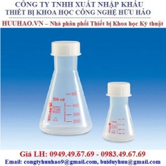 Bình tam giác nhựa có nắp vặn Vitlab – Đức