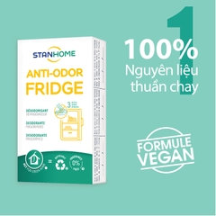 Khử mùi tủ lạnh Stanhome Anti Odor Fridge  - 15gr/miếng x 3 miếng & 1 khay đựng