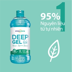 Dung dịch làm sạch chuyên sâu cho nhà tắm hữu cơ Stanhome Deep gel 750ML