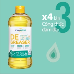 Dung dịch loại bỏ dầu mỡ hữu cơ đa năng cho da nhạy cảm Stanhome Degreaser Ecolabel 750ml