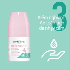 Lăn khử mùi, chống mùi không cồn cho da nhạy cảm Stanhome Deo Soft 50ml