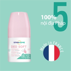 Lăn khử mùi, chống mùi không cồn cho da nhạy cảm Stanhome Deo Soft 50ml