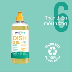 Gel rửa bát đậm đặc chuyên dụng cho máy rửa bát All in One Stanhome DISH GEL 500ml - version mới