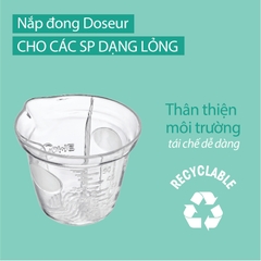 Nắp nhựa chia vạch 5ml, 10ml, 15ml, 20ml, 25ml, 35ml, 40ml, 45ml, 50ml, 55ml, 60ml Stanhome Doseurh Doser Stanhome