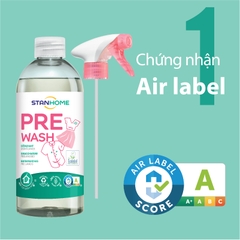 Xịt xử lý vết bẩn trước khi giặt Stanhome Pre Wash Ecolabel 500ml