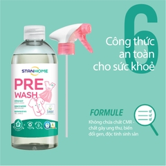 Xịt xử lý vết bẩn trước khi giặt Stanhome Pre Wash Ecolabel 500ml