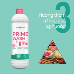 Nước giặt đậm đặc cho đồ trắng và sáng màu từ tự nhiên Stanhome Prime Wash 1000ml