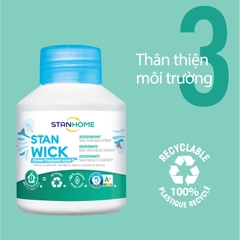 Sáp thơm khử mùi Stanhome Stan Wick Ocean 250ml hương biển tươi mát tiêu chuẩn Air Label Score A+