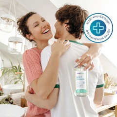 Sữa tắm, rửa mặt không xà phòng cho mọi loại da, da nhạy cảm, viêm da cơ địa, chàm vảy nến Stanhome Soft Shower Gel 740ML