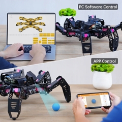 Hiwonder SpiderPi: AI Intelligent Visual Hexapod Robot Powered by Raspberry Pi 4B 4GB (Robot 6 chân sử dụng thị giác nhân tạo dựa trên nền tảng Raspberry Pi 4B 4GB)