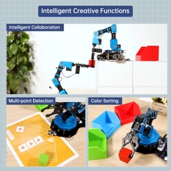 xArm 2.0: Hiwonder New Intelligent Robotic Arm Support Scratch & Python Assemble Programmable Robotic Kit (Bộ dụng cụ lắp rắp cánh tay robot lập trình Scratch và Python)