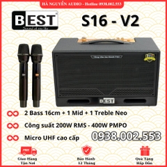 Loa Karaoke Xách Tay Best S16 Pro V2 Cao Cấp