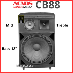 Loa Kéo 5 Tấc Acnos CB88 Cao Cấp