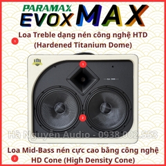 Loa Karaoke Xách Tay Paramax Evox Max