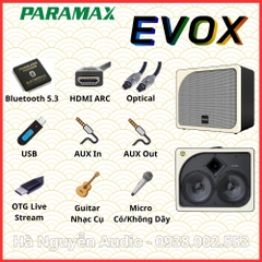 Loa Karaoke Xách Tay Paramax Evox