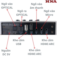 Vang Số Chỉnh Cơ ACNOS Mi30U PRO Kèm 2 Micro Karaoke