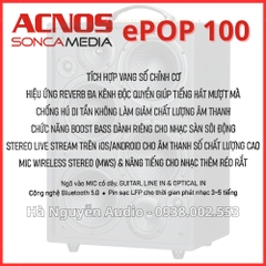 Loa Karaoke Xách Tay  Acnos ePOP 100