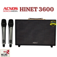 Loa Karaoke Xách Tay ACNOS HINET 3600 GEN 2 - 2025 Mới Nhất