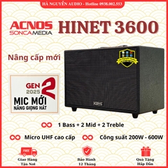 Loa Karaoke Xách Tay ACNOS HINET 3600 GEN 2 - 2025 Mới Nhất