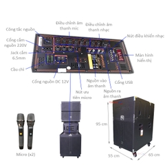 Dàn Array Di Động Sansui SG9-15