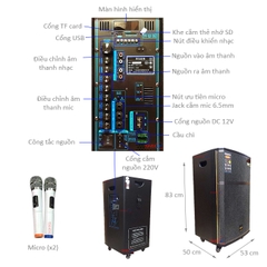 Loa Kéo Cao Cấp Temeisheng GD 15-24