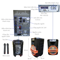 Loa Kẹo Kéo HNA-822