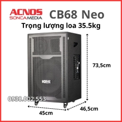 Loa Karaoke 4 Tấc Acnos CB68 Neo