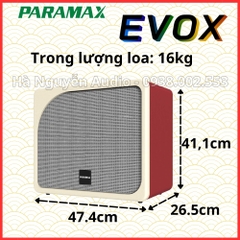 Loa Karaoke Xách Tay Paramax Evox