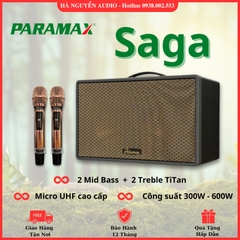 Loa Karaoke Xách Tay Paramax Saga Cao Cấp 2026