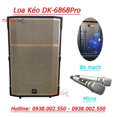 Loa Kéo Karaoke Công Suất Khủng DK-6868Pro