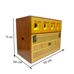 Loa Tủ Ngang 4 Tấc Đôi 4 Treble HNA T404