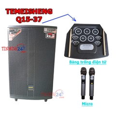 Loa Kéo Tích Hợp Trống Điện Tử Temeisheng QX15-37