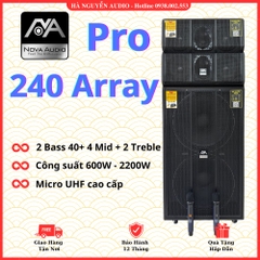 Loa Karaoke Kéo 4 Tấc Đôi NOVA Pro-240 Array