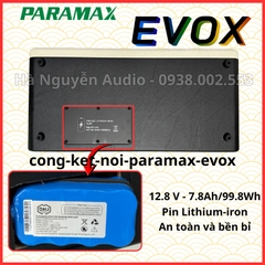 Loa Karaoke Xách Tay Paramax Evox