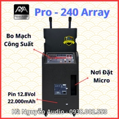 Loa Karaoke Kéo 4 Tấc Đôi NOVA Pro-240 Array