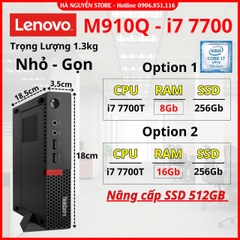 Máy Tính Mini PC Lenovo ThinkCentre M910Q I7