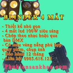 Đèn COB Blinder 4 mắt