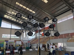 Chân đèn hai tầng (có tay quay)