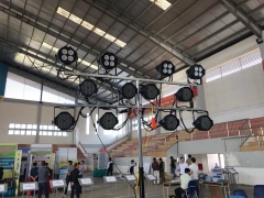 Chân đèn hai tầng (có tay quay)