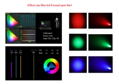 Đèn Fresnel Spot 200W full color