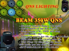 Đèn Moving Beam 350W QNS là dòng đèn Beam bán chạy nhất trên thị trường hiện nay. Với công nghệ RDM cực kỳ hiện đại, sản phẩm cho phép điều khiển từ xa thông qua bộ RDM