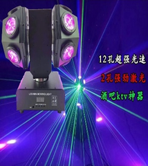 LED 12 mắt có Laser