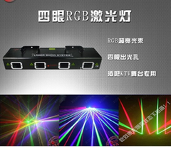 Đèn laser 4 cửa  4 màu sắc