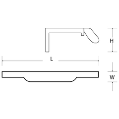Tay nắm tủ GHC-100