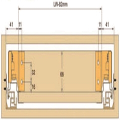 Ray hộp giảm chấn không tăng cường